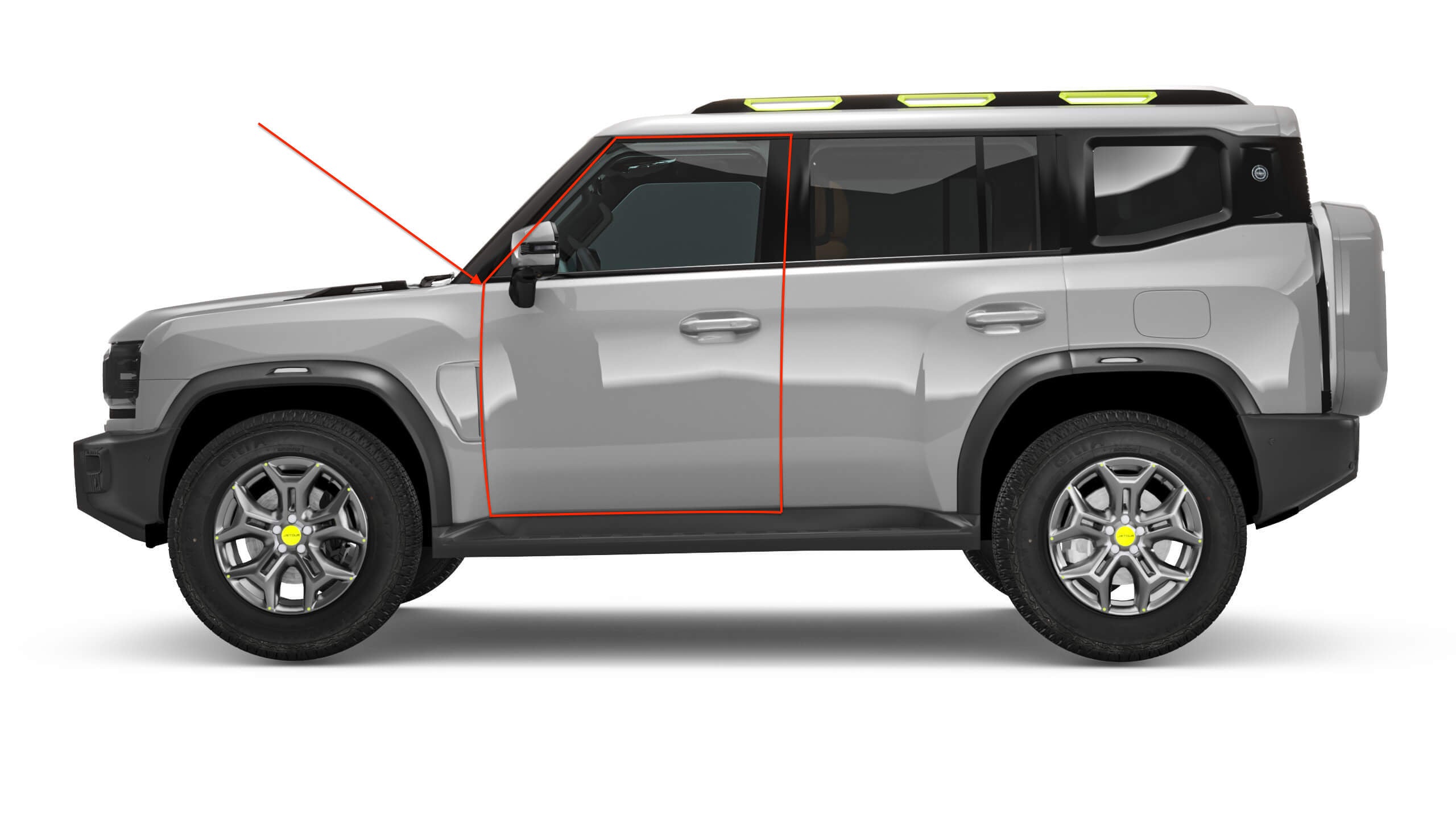 الباب الأمامي الأيسر – جيتور T2