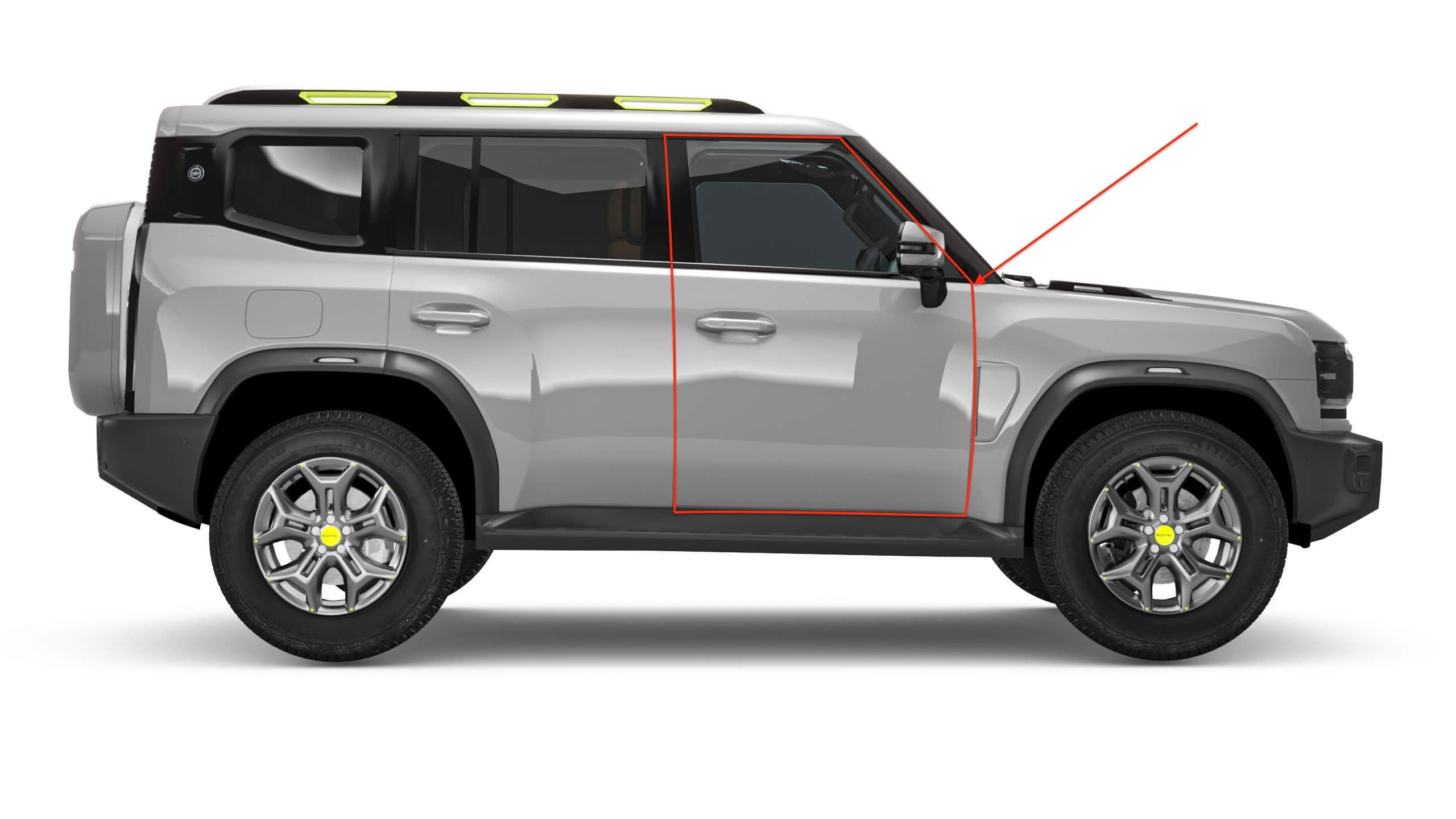 الباب الأمامي الأيمن – جيتور T2