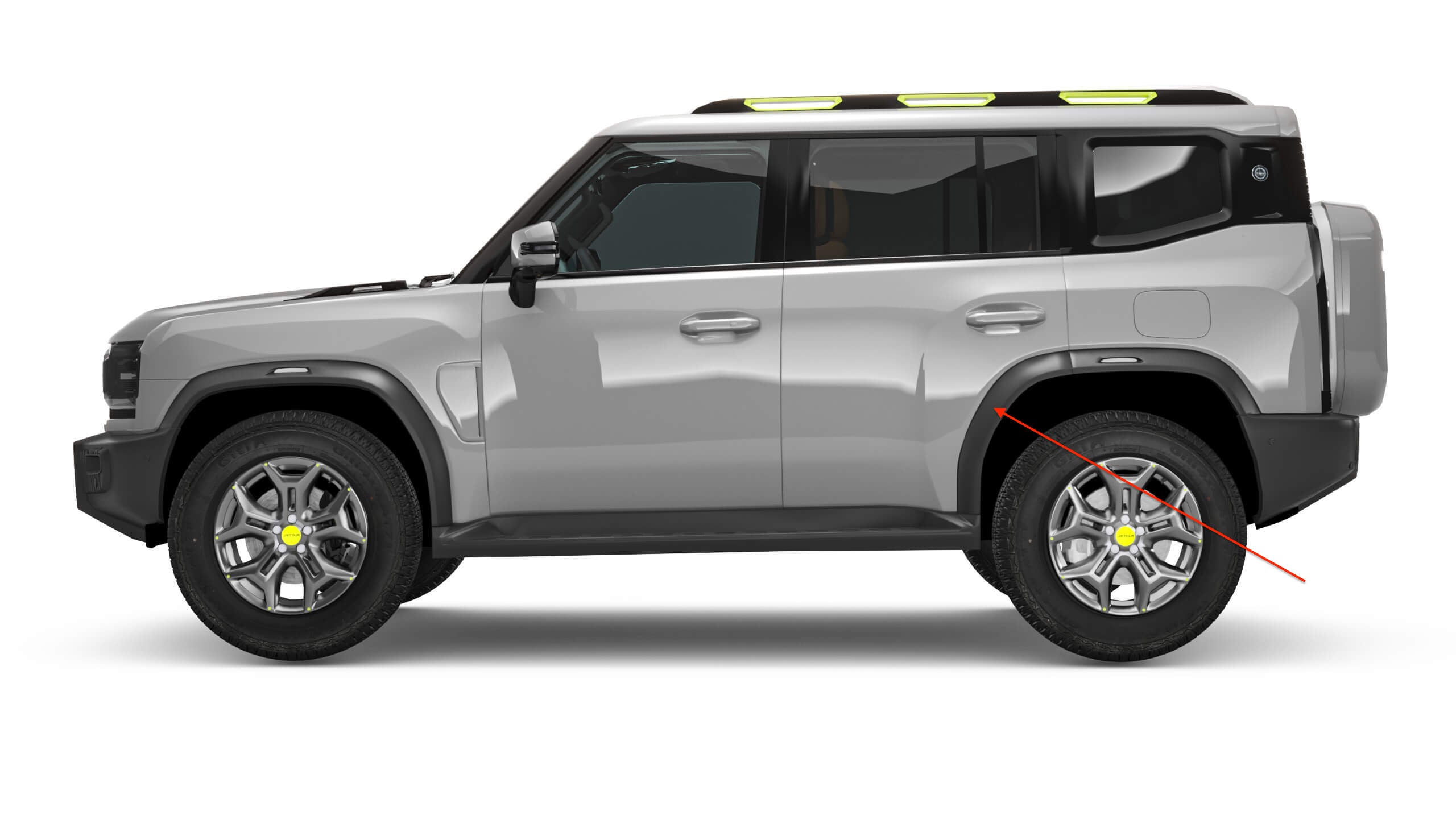 فيبرخلفي يمين - A - Jetour T2