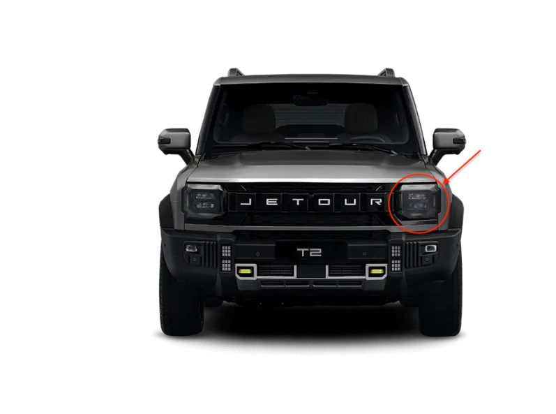 كشاف أمامي يسار – جيتور T2