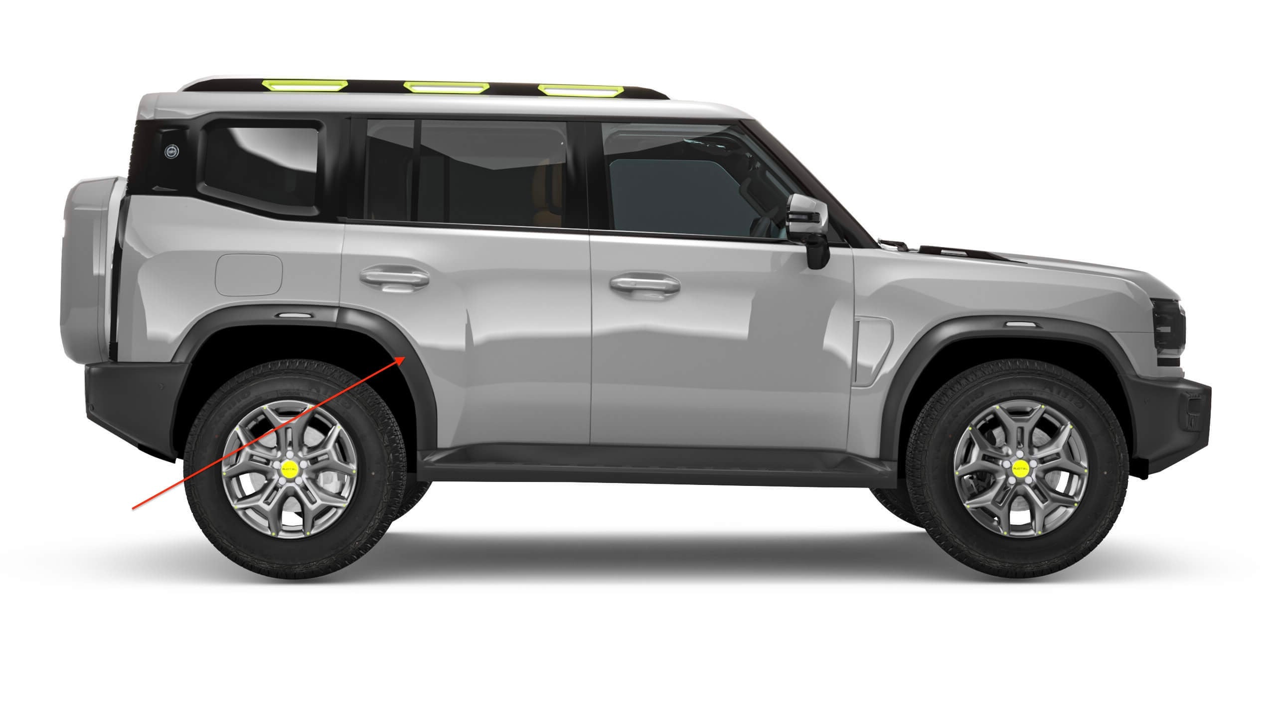 فيبرخلفي يمين - A - Jetour T2