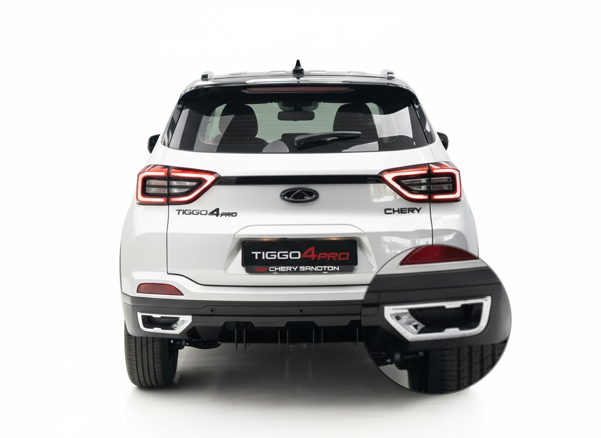 غطاء كروم للمصد الخلفي الأيمن – تيجو 4 برو